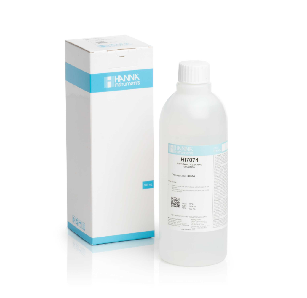 HANNAHI7074L 无机物专用电极清洗液 500ml
