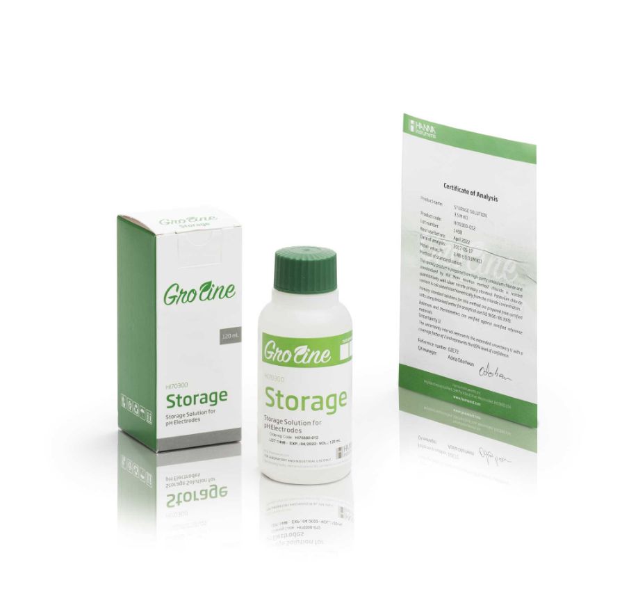 HANNAHI70300-012 GroLine 常规电极保存液 120ml