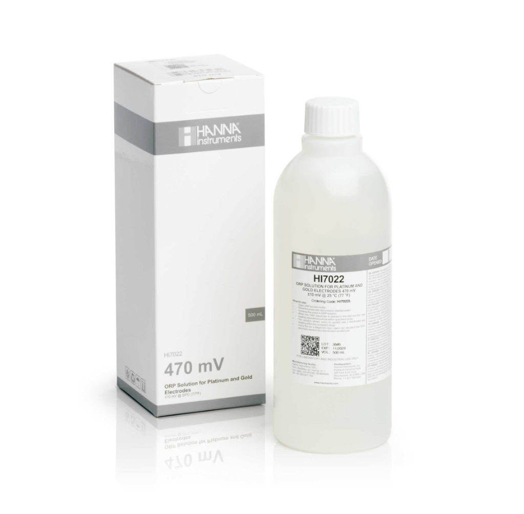 HANNAHI7022L 氧化还原【470 mV】标准缓冲液 500ml