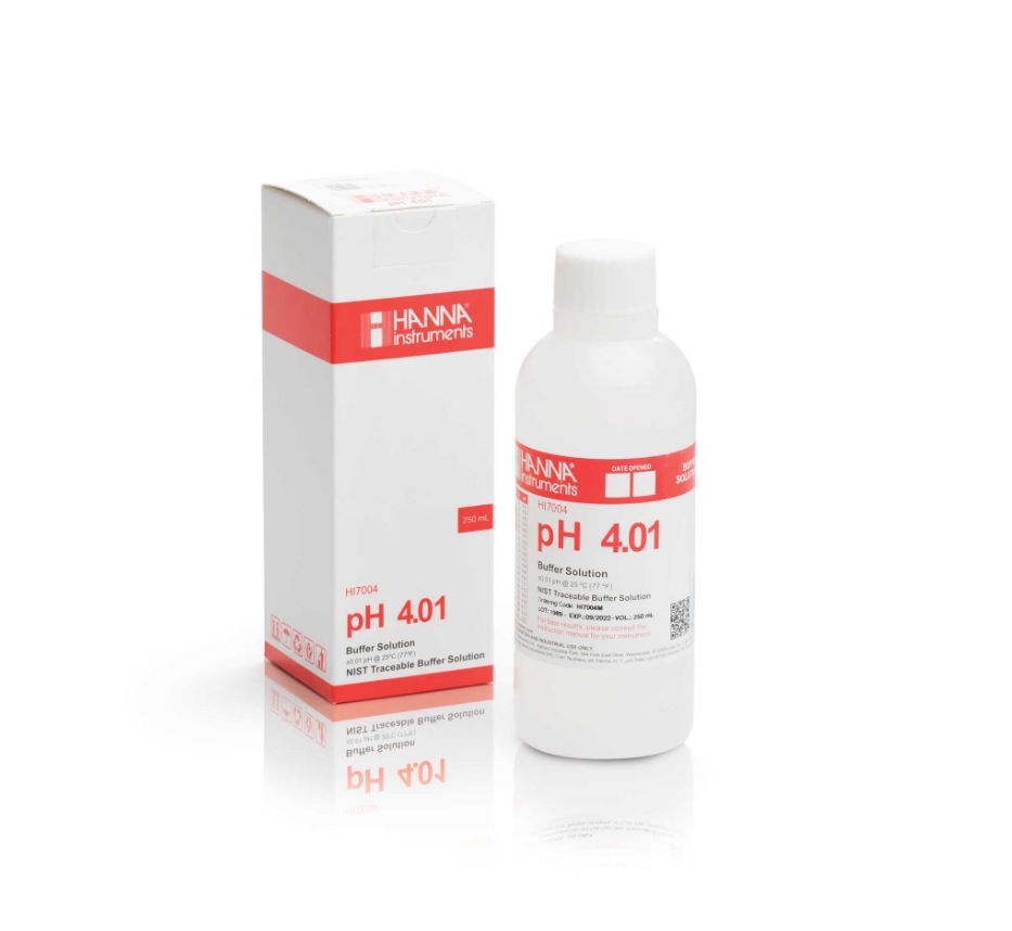HANNAHI7004M 酸度【4.01 pH】标准缓冲液 250ml