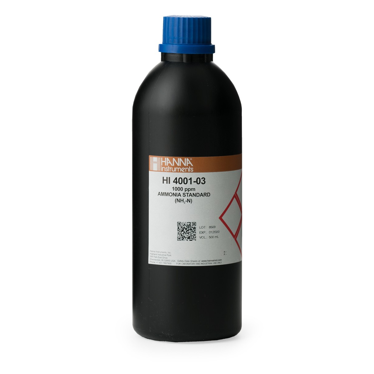 HANNAHI4001-03 氨(标值：1000mg/L)ISE标准缓冲液