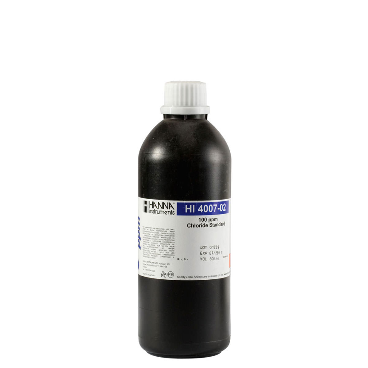 HANNAHI4007-02 氯化物(标值：100 ppm)ISE标准缓冲液
