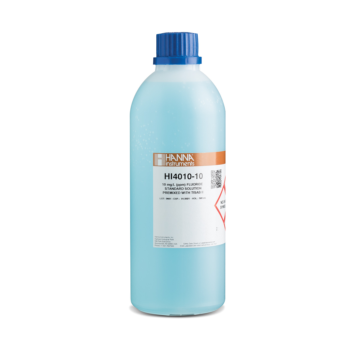 HANNAHI4010-10 氟化物(标值：10 ppm)TIISA II 和ISE标准混合液