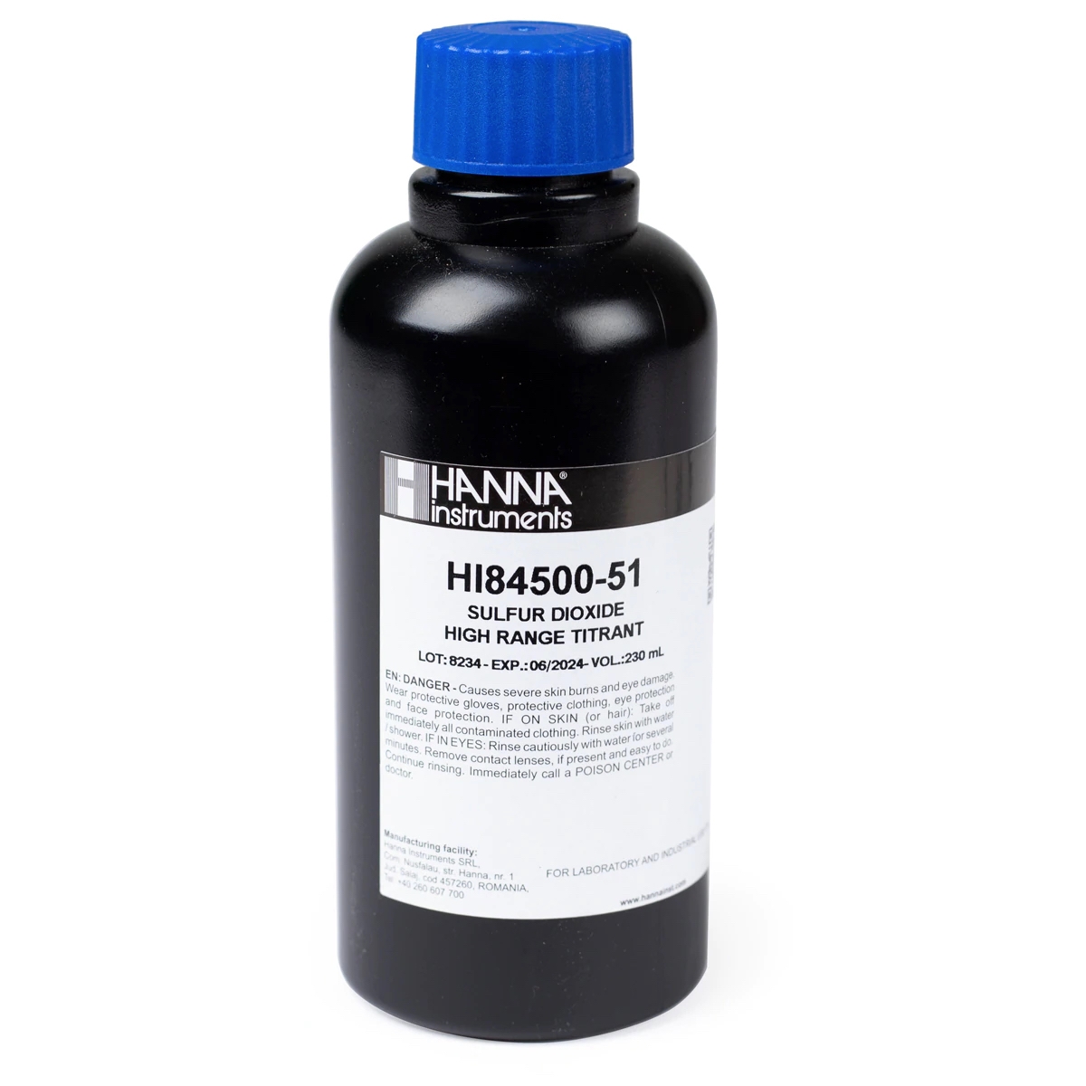 HANNAHI84500-51 专用二氧化硫高量程滴定试剂