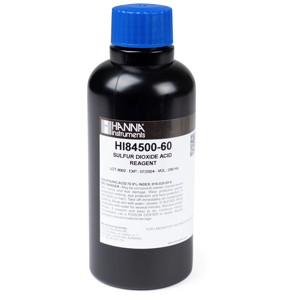 HANNAHI84500-60 专用二氧化硫的酸滴定试剂