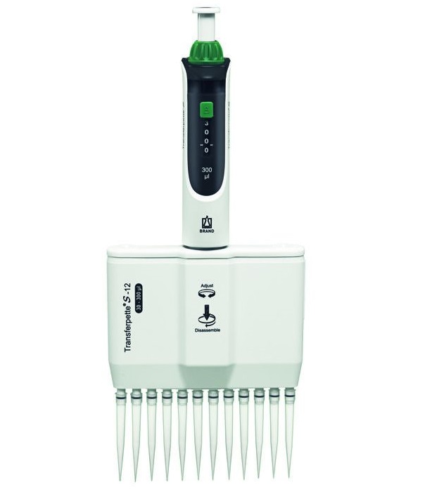 brand多通道微量移液器 Transferpette® S-12, 可变, DE-M