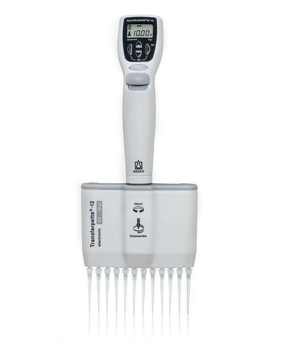 brand多通道微量移液器 Transferpette® -12 电动, DE-M