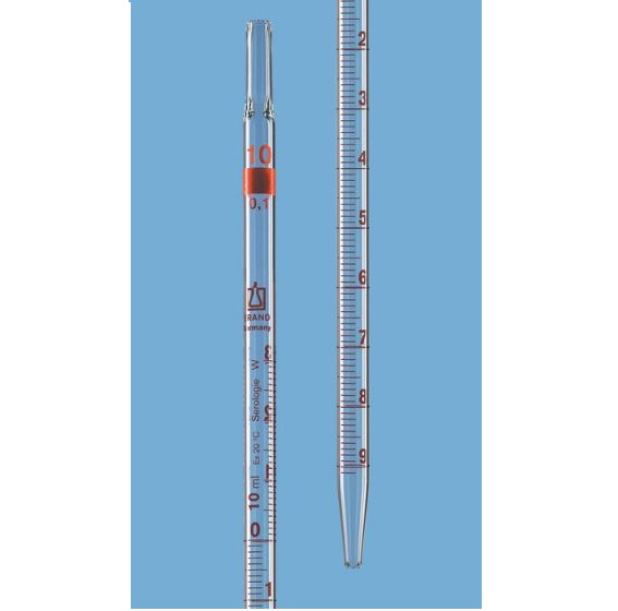 brand刻度移液管, 血清学，完全排出, SILBERBRAND ETERNA, AR-GLAS®