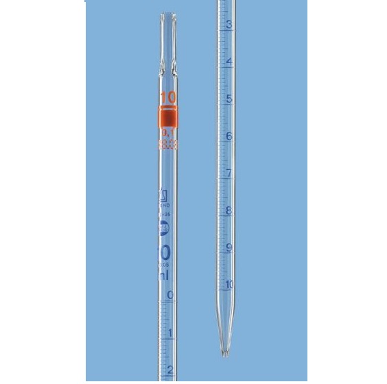 brand刻度移液管, BLAUBRAND®, 等级 AS, 型号 1, DE-M