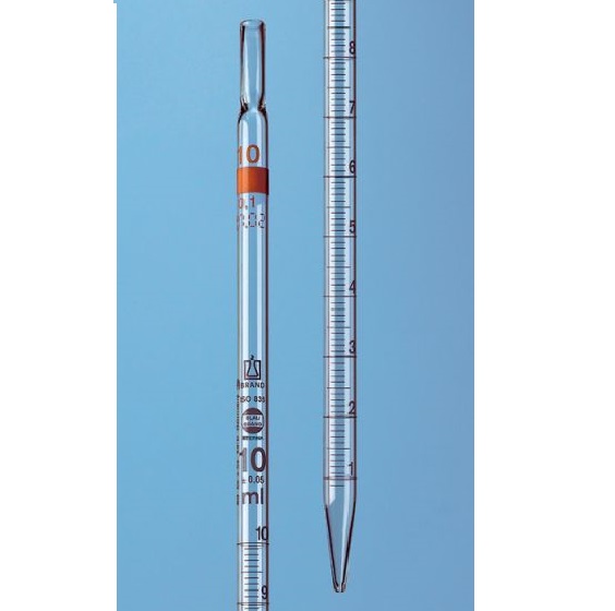 brand刻度移液管, SILBERBRAND ETERNA, 等级 B, 型号 2, 等级 B, AR-GLAS®