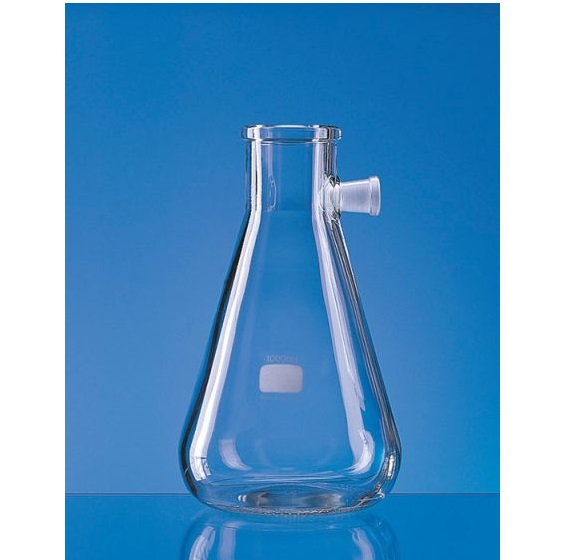 brand抽滤瓶, 硼 3.3, 带侧管