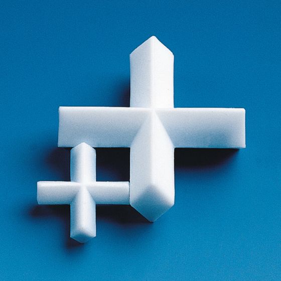 brand磁力搅拌子, 十字形, PTFE