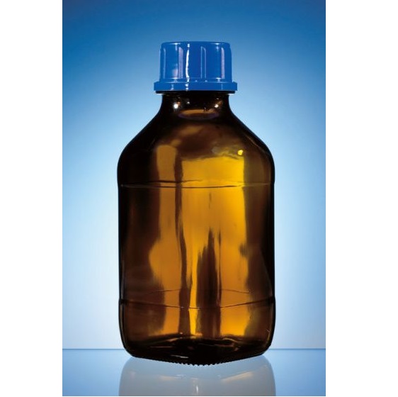 brand螺纹瓶, 钠钙玻璃, 棕色