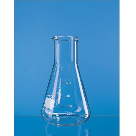 brand锥形瓶, 宽颈, 硼 3.3