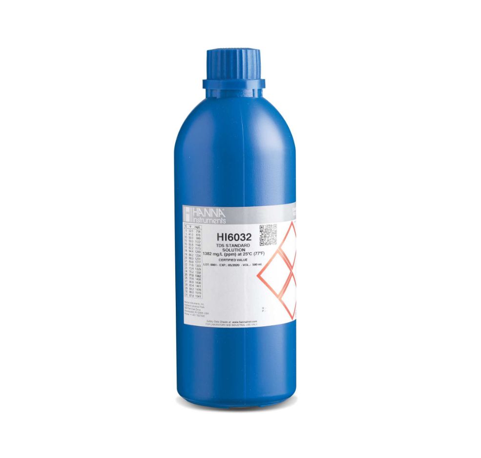 HANNAHI6032 总固体溶解度TDS【1382 ppm】标准缓冲液