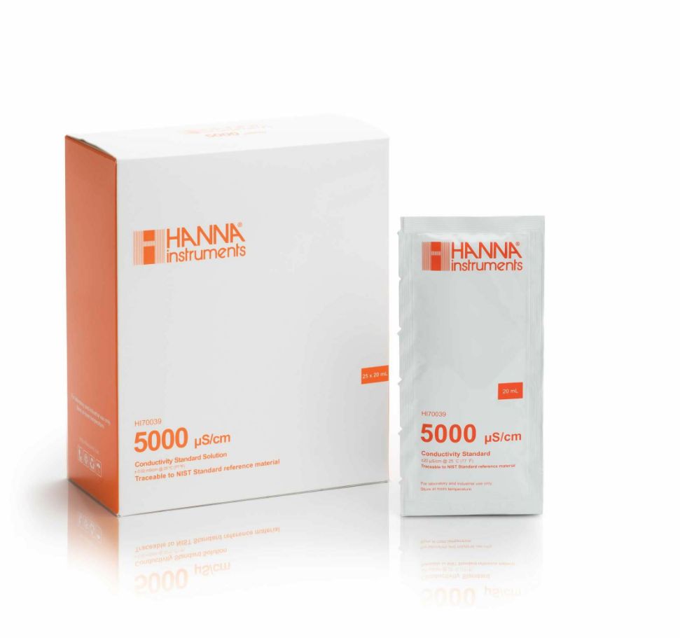 HANNAHI70039P 电导率EC【5000 uS/cm 】标准缓冲液