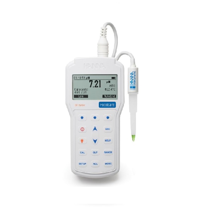 HANNA HI98161 便携式pH-mV-ºCºF测定仪【食品乳制品】