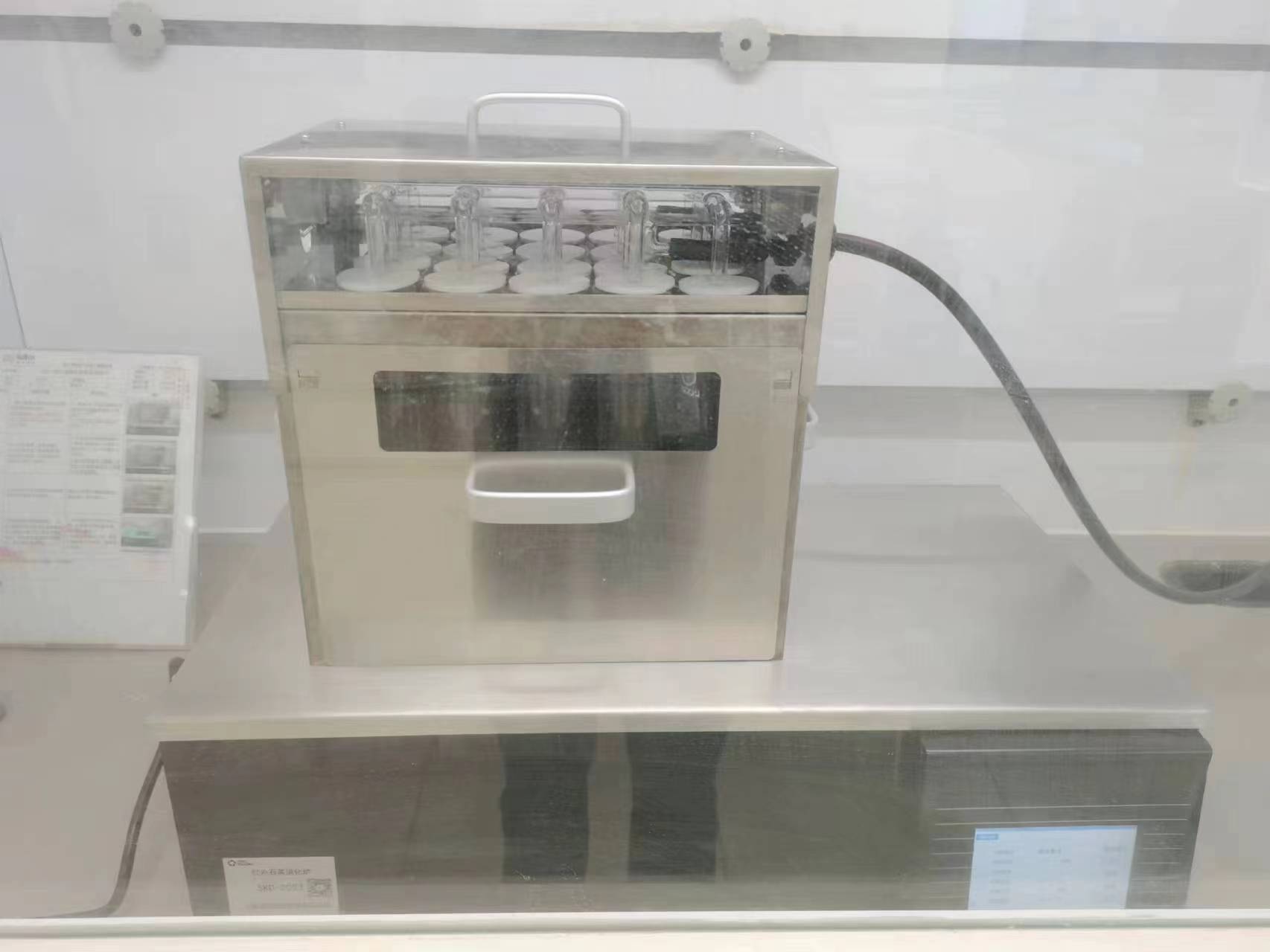 上海沛欧红外石英消化炉安装成功
